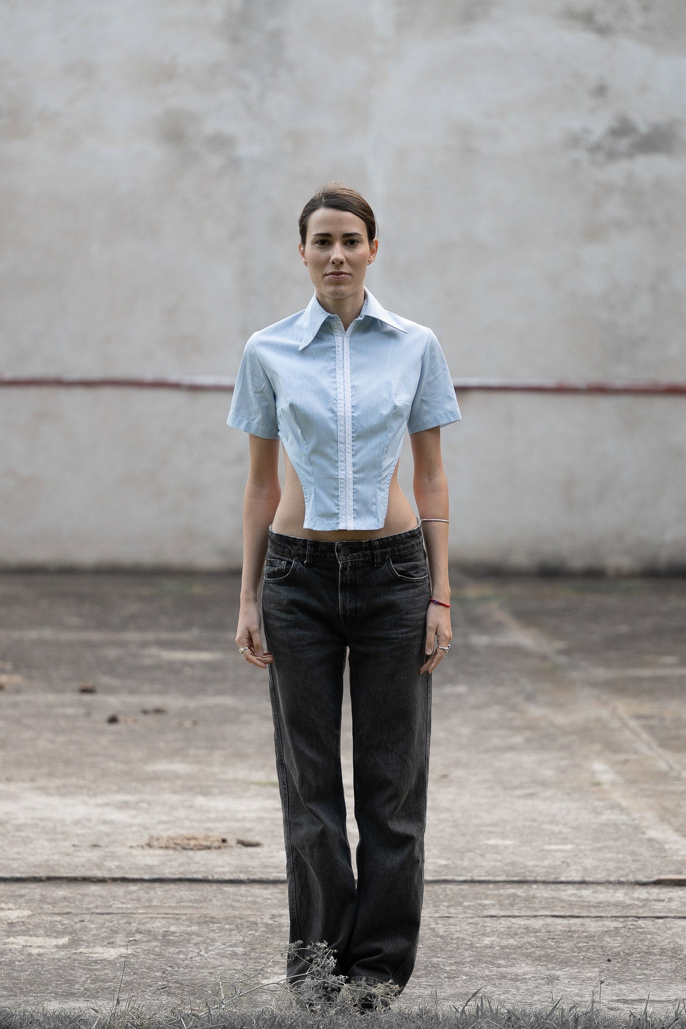 CAMISA FIURA CELESTE